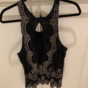 Free People Open Back Tank Top